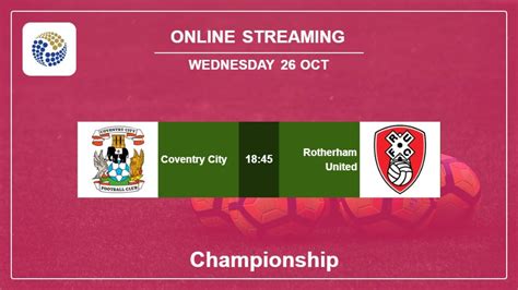coventry city vs rotherham united live stream